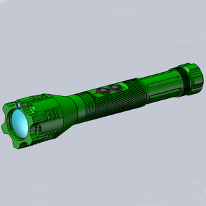 Illuminateur de LED vert de faisceau parallèle de poche avec pointeur laser vert pour éclairage de zone sombre