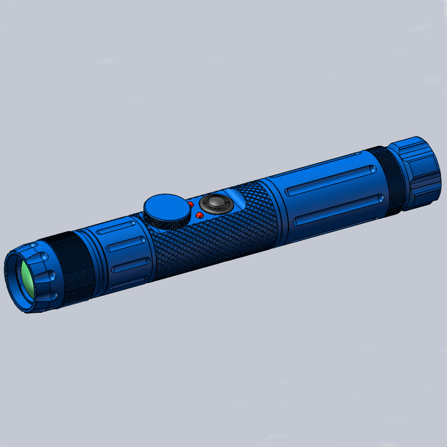 Lampe de poche à LED et pointeur laser, À LED