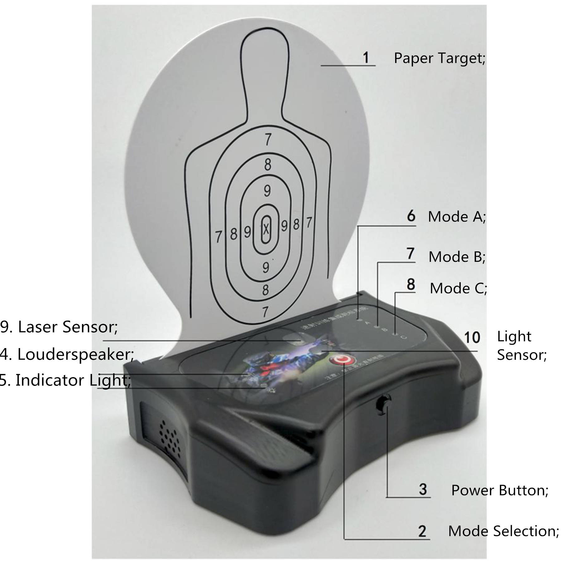 Système de formation de tir à la cible laser au laser